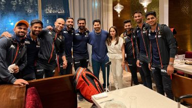 Varun Dhawan Meets Team India at Mumbai Airport